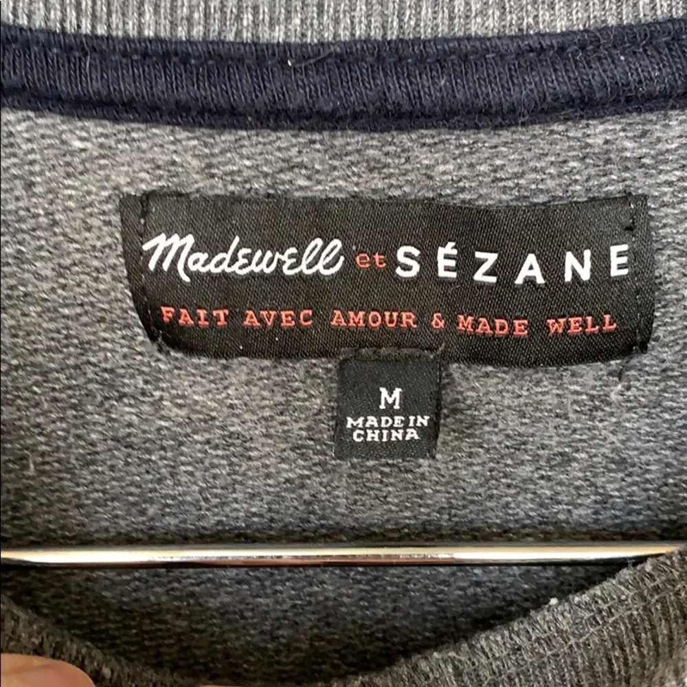 Sezane Madewell La Superbe Sweatshirt - Picture 3 of 5
